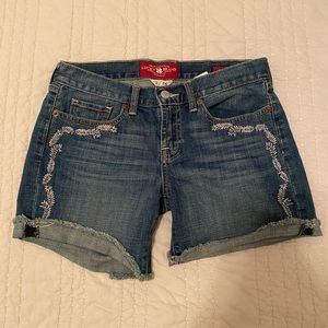 ⚡️Lucky Brand Embroidered Shorts⚡️ ($7 flash sale)